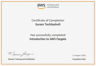 Introduction To AWS Fargate