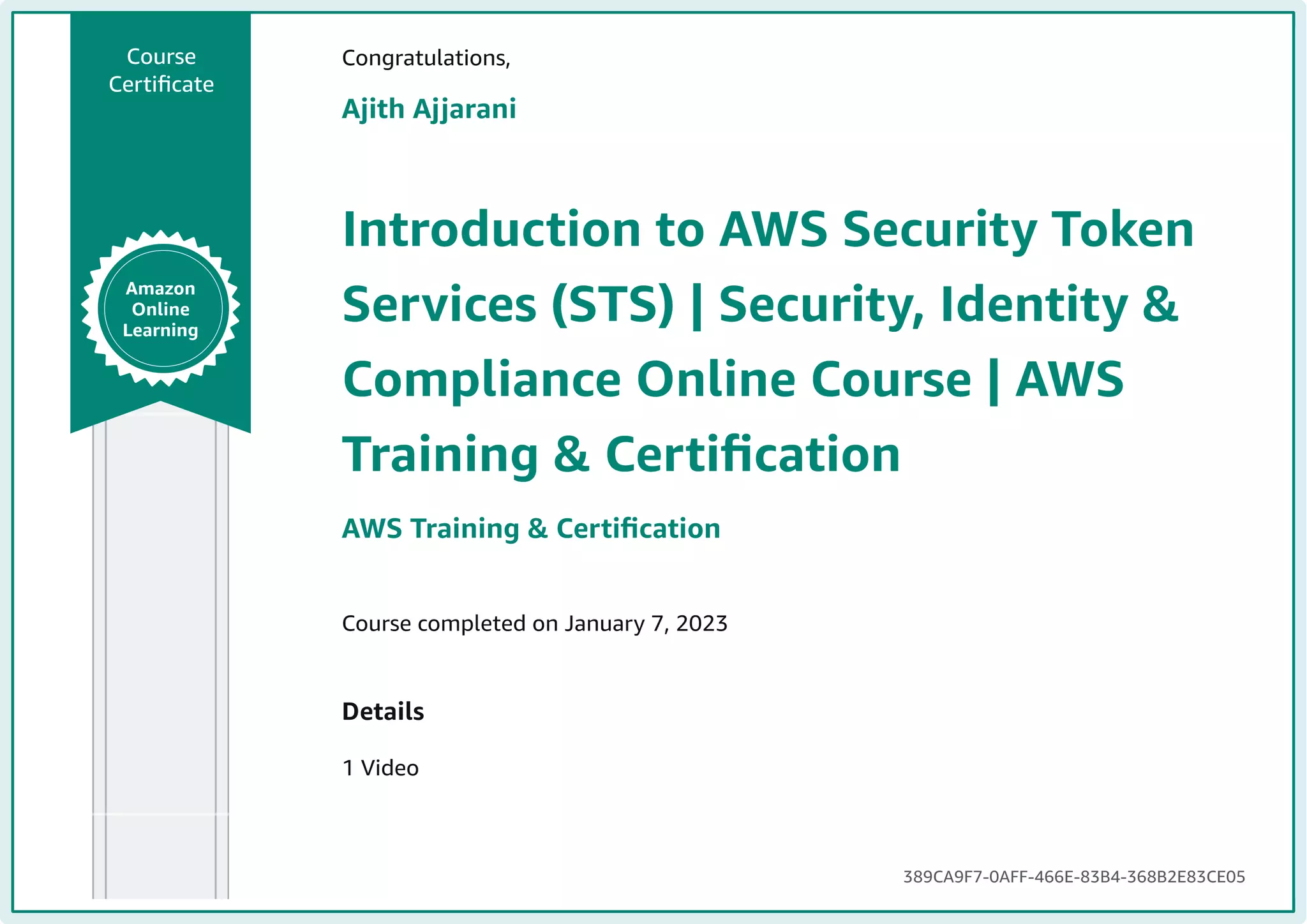 Aws Security Token Services
