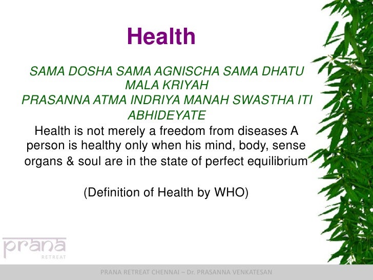 Fundamentals of Ayurveda