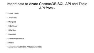 Introduction to azure cosmos db | PPTX