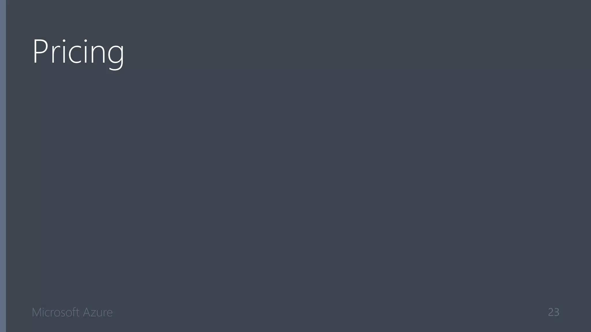 Microsoft Azure Pricing 23 