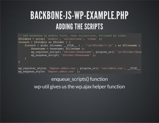 Introduction to backbone presentation | PDF