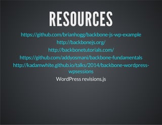 Introduction to backbone presentation | PDF