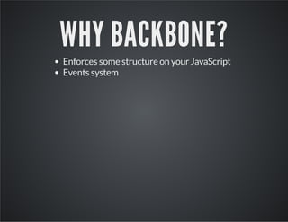 Introduction to backbone presentation | PDF
