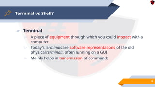 Comprehensive Introduction to Bash Shell and Scripting Fundamentals | PPTX