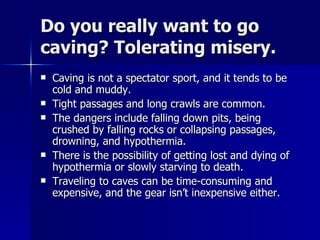 Introduction to basic caving | PPT