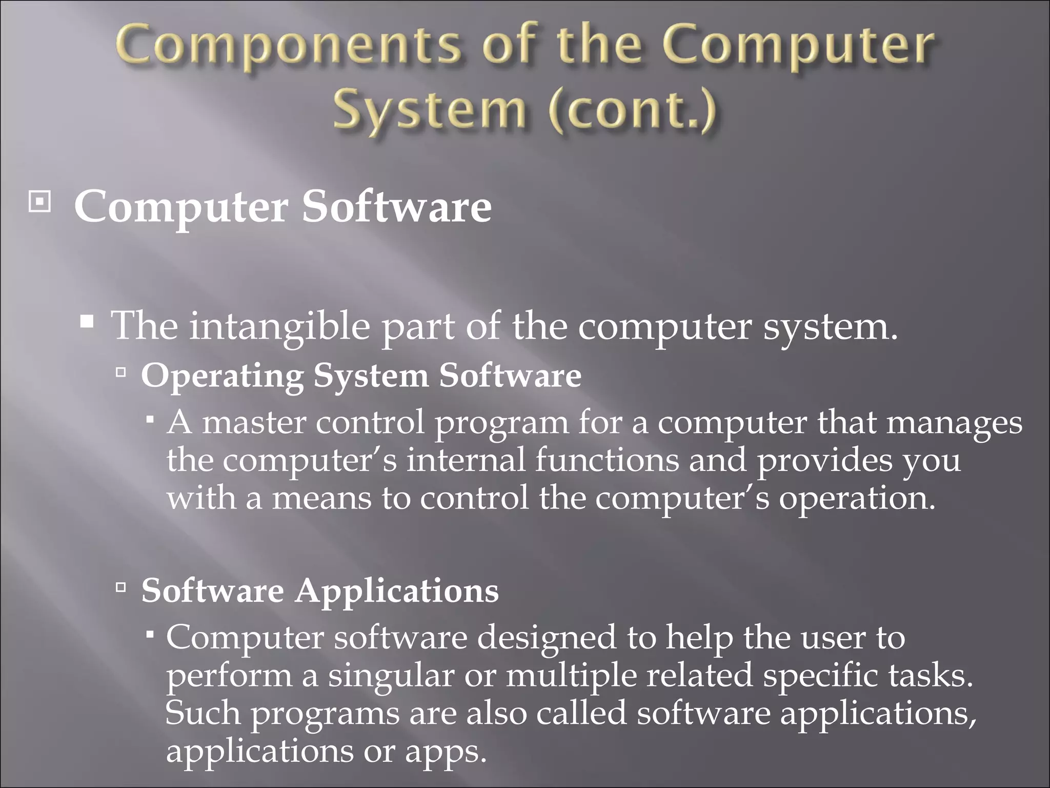 Introduction to Basic Computer Concepts Presentation | PPT