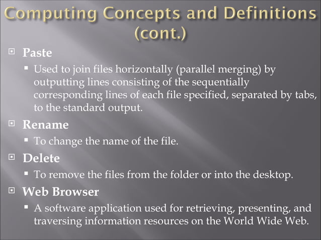 Introduction to Basic Computer Concepts Presentation | PPT