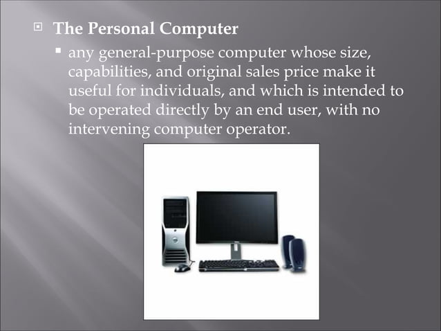 Introduction to Basic Computer Concepts Presentation
