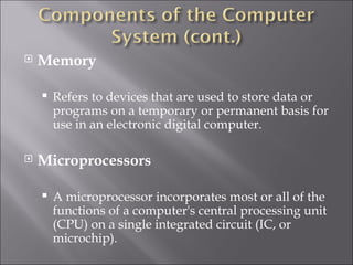 Introduction to Basic Computer Concepts Presentation
