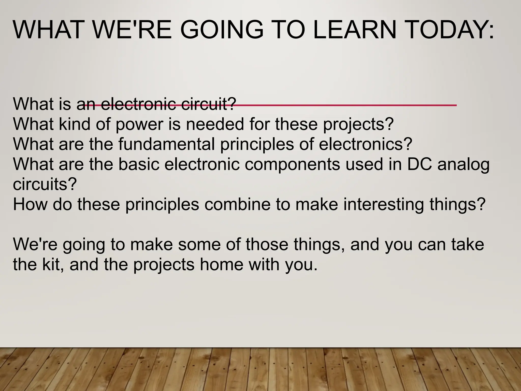 Introduction to Basic Electronics for students ppt Introduction to Basic Electronics for students ppt