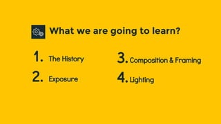 Introduction to basic photography | PDF