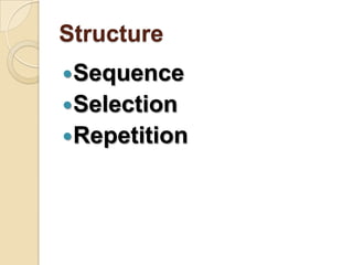 Introduction to basic programming repetition | PPT
