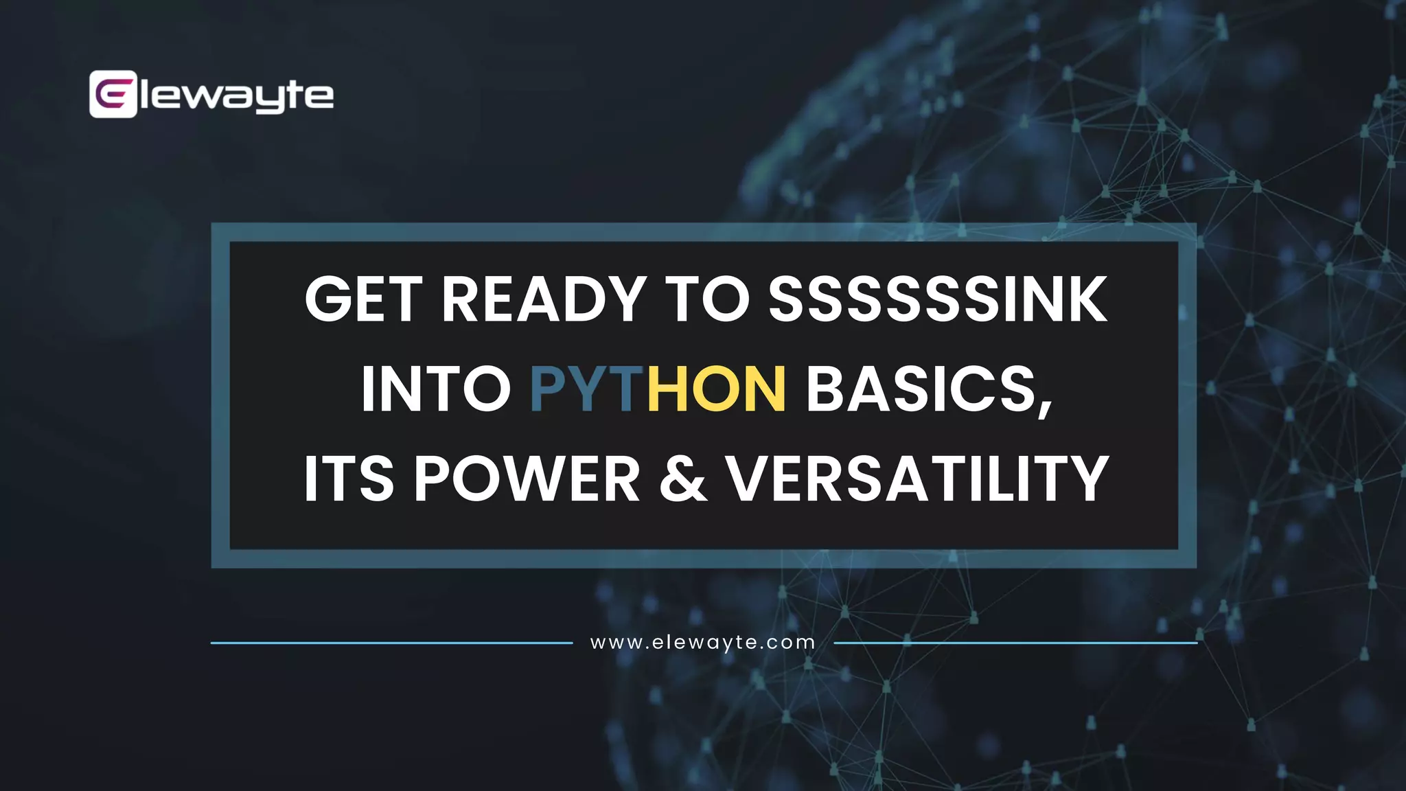 Introduction to Basics of Python | PPTX