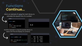 Introduction to Basics of Python | PPTX