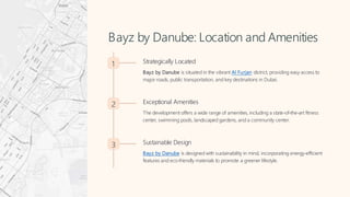 Introduction to Bayz by Danube | HJ Real Estates | PPT