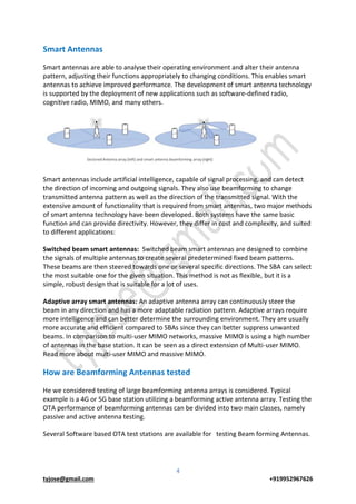 Introduction to beamforming antennas | PDF