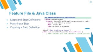 Introduction to Behaviour Driven Development (BDD) and Cucumber with ...