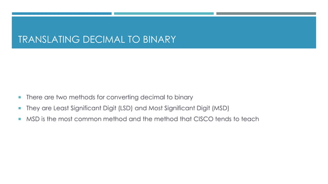 Introduction to binary | PPTX