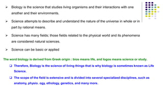 INTRODUCTION TO BIOLOGY | PDF