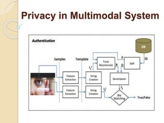Privacy in Multimodal System
 