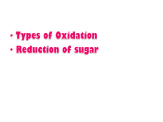 Introduction to biomolecules (carbohydrates)
