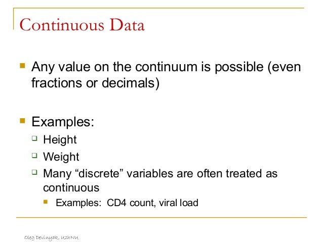 Introduction to biostatistics