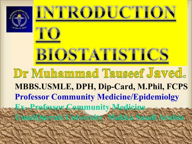 Introduction to Biostatistics.ppt