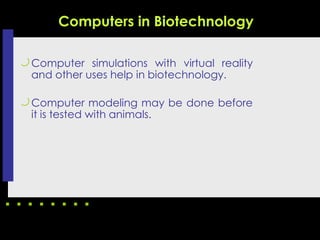Biotech Compute Introduction to biotechnology | PPTX