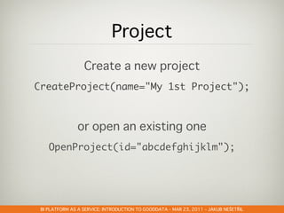 GOODDATA@CLOUDSTOCK – DEC 6, 2010 – PETR OLMER
                               –            –    Š   Ř
 