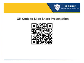 QR Code to Slide Share Presentation!
 