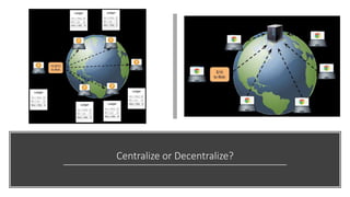 Centralize or Decentralize?
 