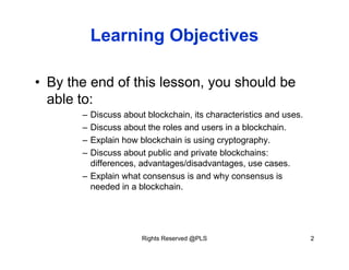 Introduction to Blockchain Technology By Professor Lili Saghafi | PPT