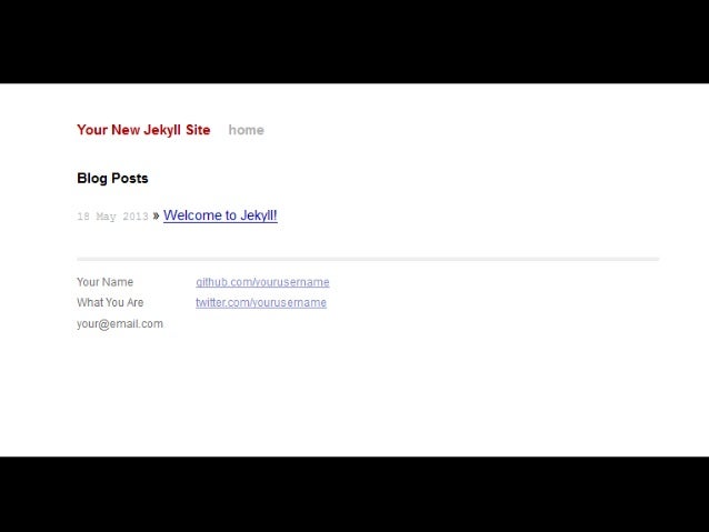 Jekyll Layout None | introduction to blogging with jekyll Jekyll Layout None | introduction to blogging with jekyll