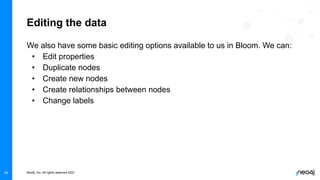 Training Week: Introduction to Neo4j Bloom | PDF