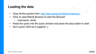 Training Week: Introduction to Neo4j Bloom | PDF