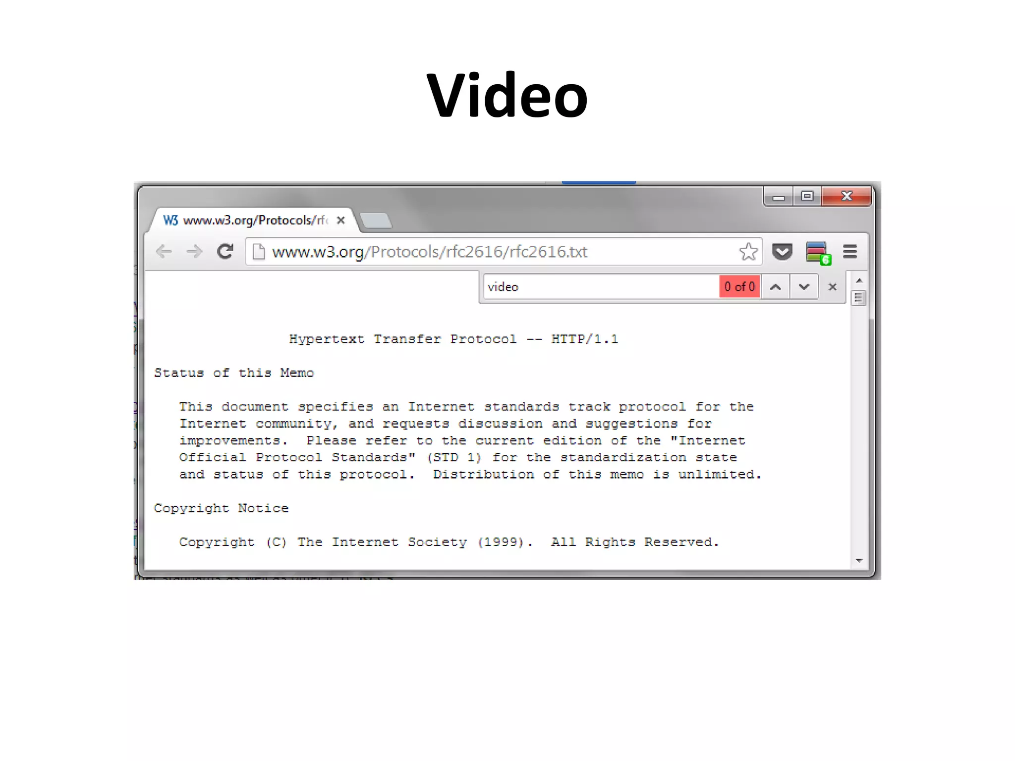 Video
 