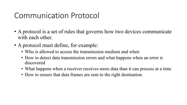 Introduction to Building Communication Protocols | PPT