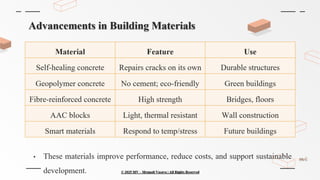 Introduction to Building Materials | PPTX