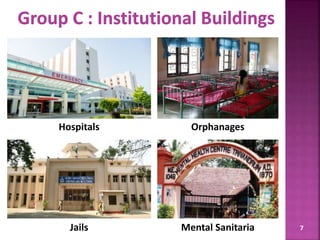 7
Hospitals Orphanages
Jails Mental Sanitaria
 