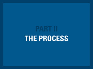 PART II
THE PROCESS
 