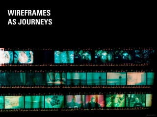 WIREFRAMES
AS JOURNEYS
© Ivor Beddoes@awfulshot
 
