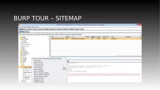BURP TOUR – SITEMAP
 