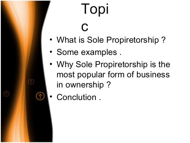 sole proprietorship sole proprietorship examples