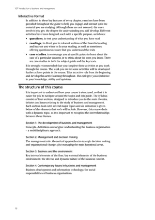 Introduction to business and management | PDF