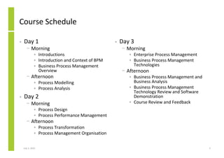 Process Day Introduction to Business Process Management | PDF