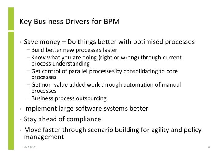 Business Drivers That Influence Information Systems Development