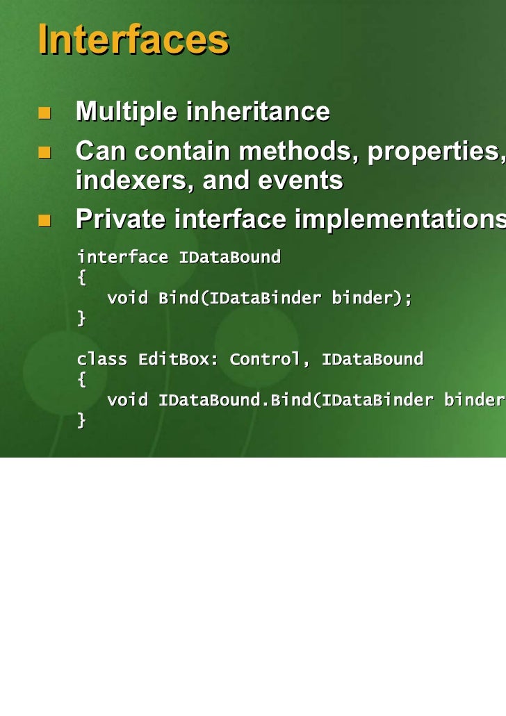 Introduction to c#