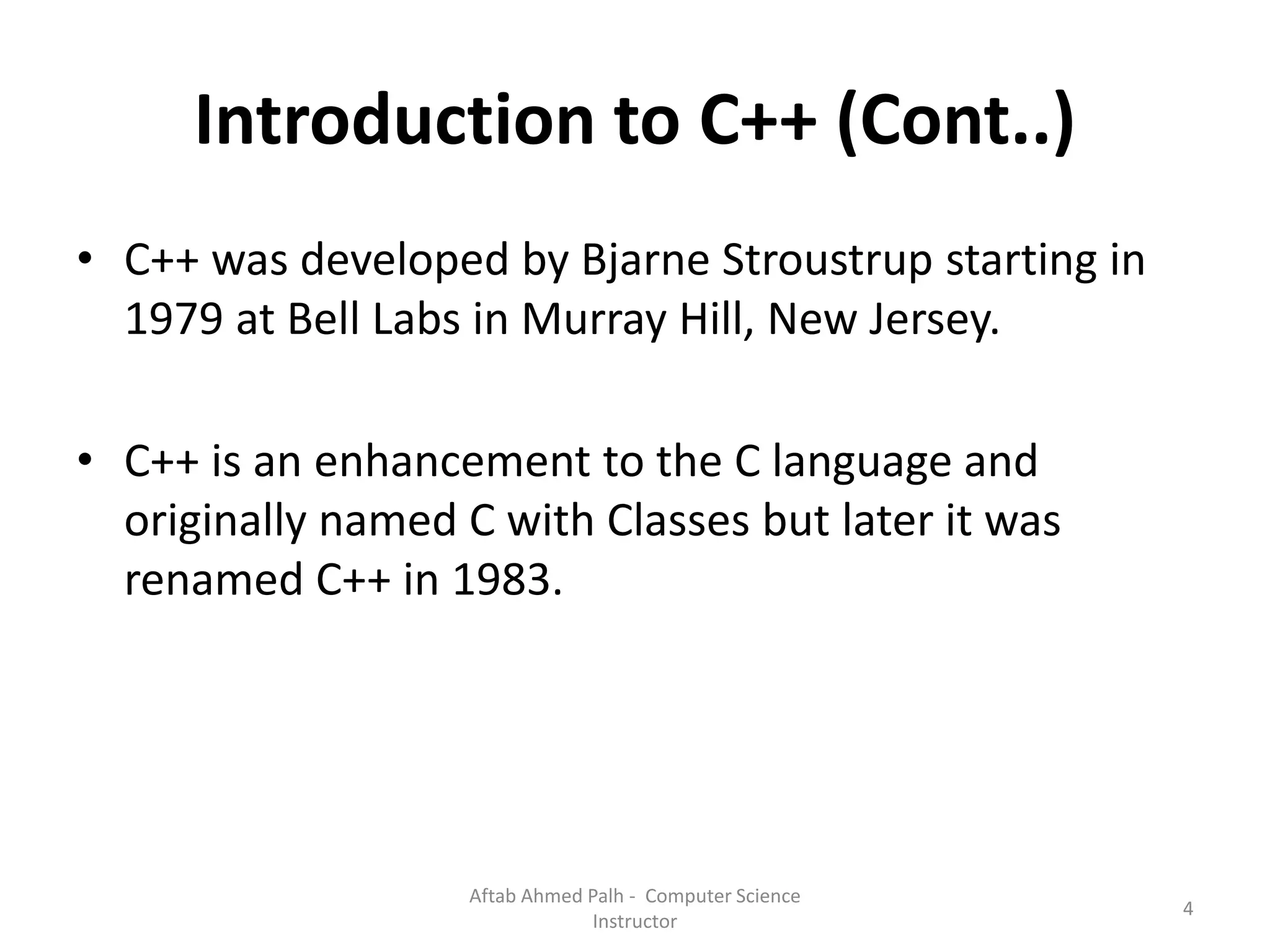 Introduction to C Language | PPTX