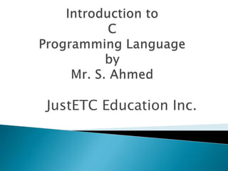 JustETC Education Inc.
 